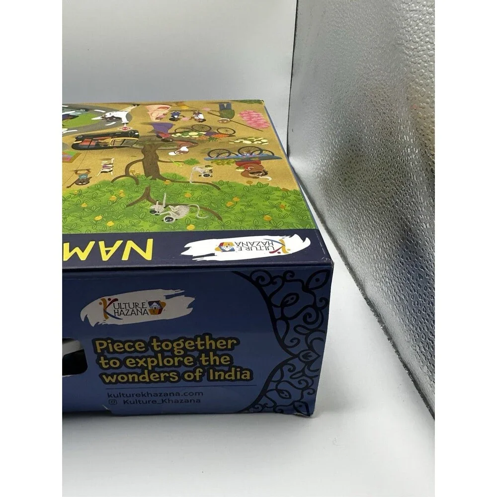 Kulture Khazana Namaste India Floor Puzzle 51 pc 3x2 ft Taj Mahal India Kids